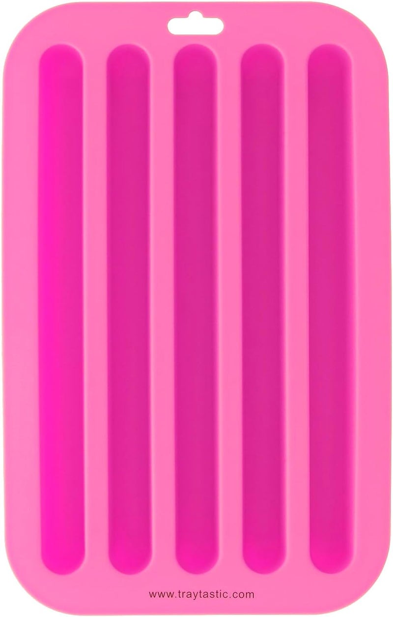 Traytastic! Silicone Ice Stick Mold - Water Bottle Ice Cube Tray - Narrow/Thin Ice Cube Maker - Image 1